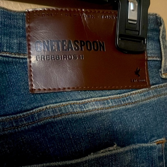 ONE TEASPOON INDIGO FREEBIRDS II HIGH WAIST STRETCH SKINNY JEAN- stretch 😎❣️‼️ - Picture 6 of 6